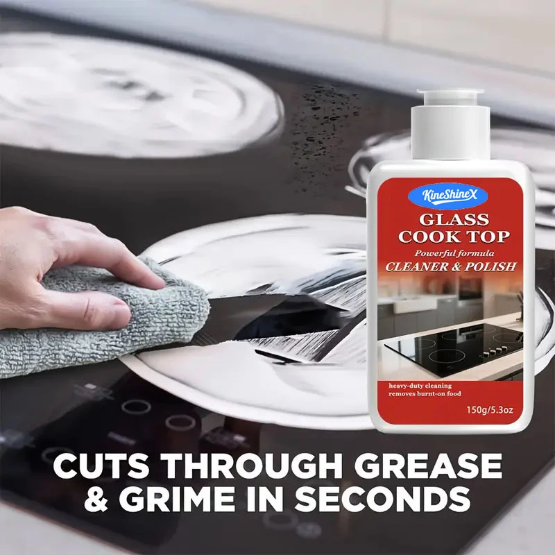 Glass Cooktop Cleaner & Polish - Heavy-Duty Cleaning Cream with Sponge 2 glass cooktop cleaner polish spu954751038349 desc 4