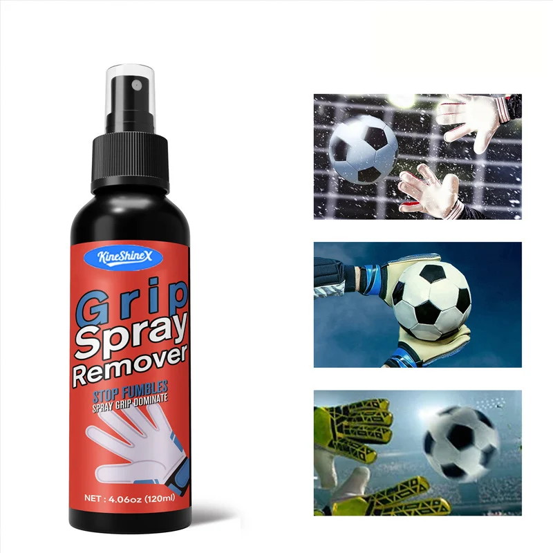 Goalkeeper Grip Spray and Remover - Strong Long-Lasting Tackiness (120ml) 1 goalkeeper glove grip spray spu956626134795 desc 1