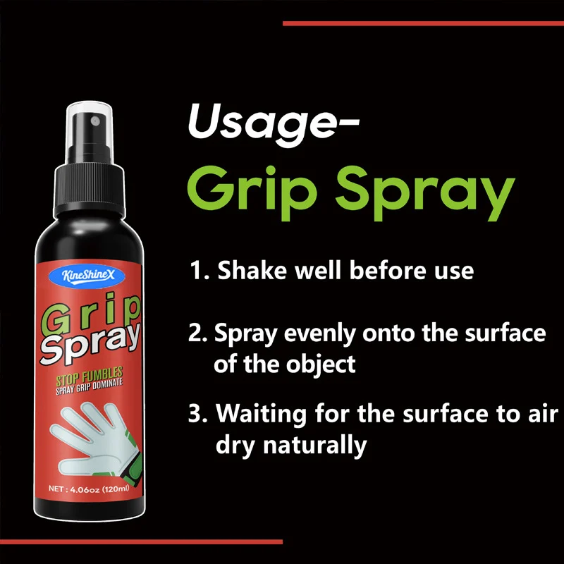 Goalkeeper Grip Spray and Remover - Strong Long-Lasting Tackiness (120ml) 2 goalkeeper glove grip spray spu956626134795 desc 2