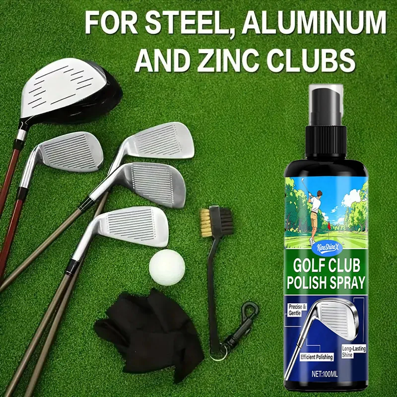 Golf Club Polish Spray for Irons & Putters with Microfiber Towel 1 golf club polish spray spu998770658435 desc 1