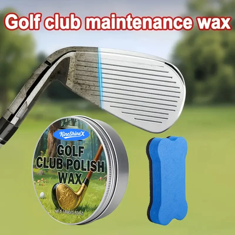 Golf Club Polish Wax - Metal Cleaner & Restorer for Steel and Aluminum (100g) 2 golf club polish wax spu956494470505 desc 2