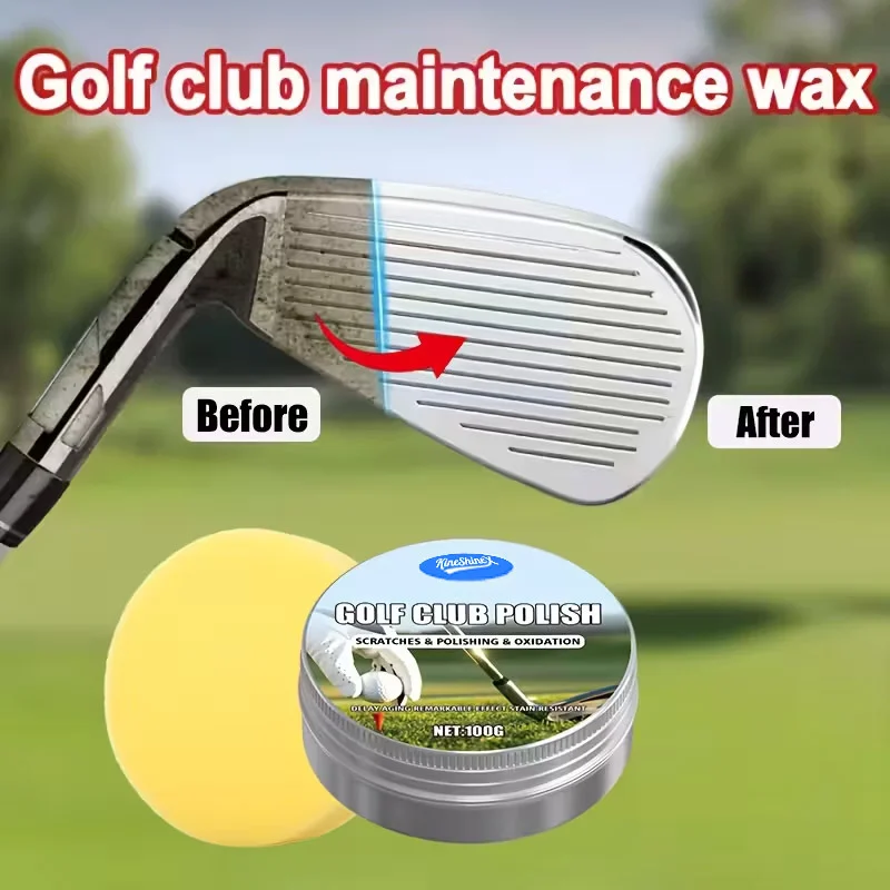 Golf Club Polish Wax - 100g Scratch & Oxidation Removal & Grip Restorer 2 golf club polish wax spu985636820627 desc 2