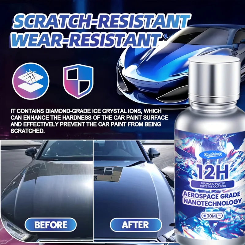 12H+ Nano Hardness Graphene Ceramic Coating - Car Paint Protection & Gloss (30ml) 3 graphene ceramic car coating spu1013047748079 desc 3