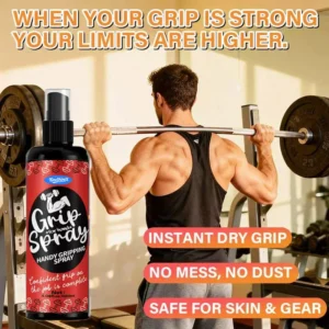 Kineshinex Grip Spray - Instant Dry Grip Enhancer for Weightlifting & Sports