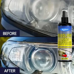 KineShinex Headlight Restoration Kit - Headlight Lens Restorer & Repair Cream