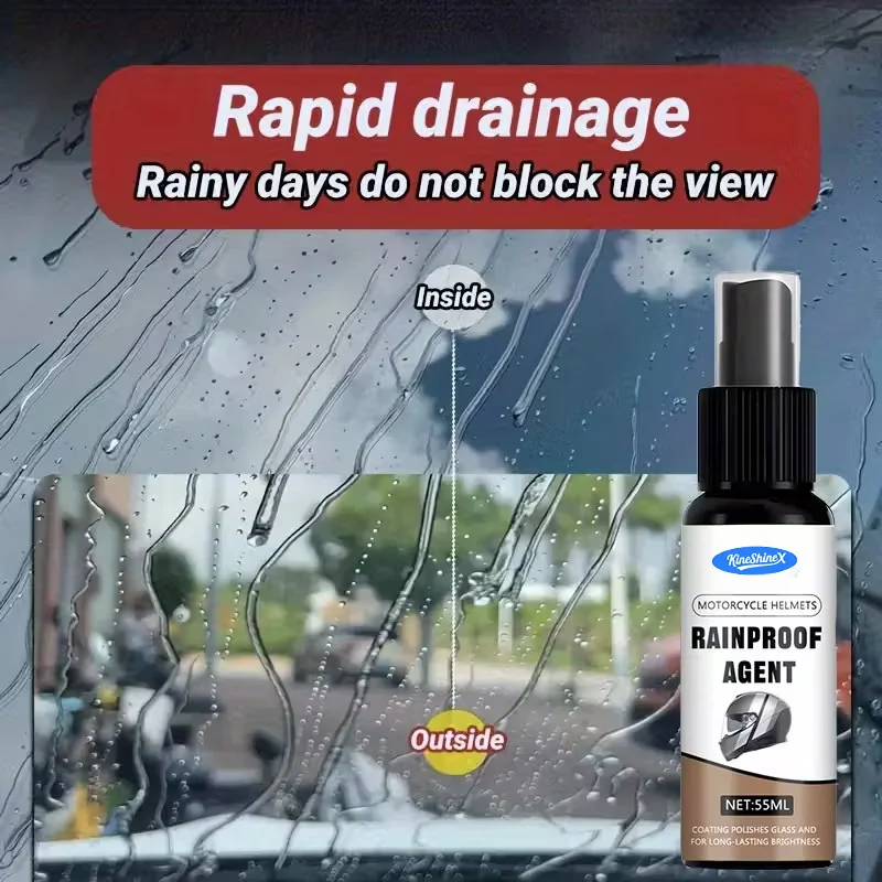 Hydrophobic Spray for Motorcycle Helmets - Anti-Fog Rain Repellent 3 hydrophobic anti fog spray spu982466554384 desc 3