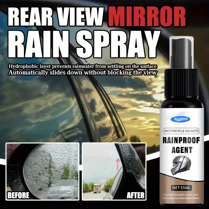 Hydrophobic Spray for Motorcycle Helmets - Anti-Fog Rain Repellent 4 hydrophobic anti fog spray spu982466554384 desc 4