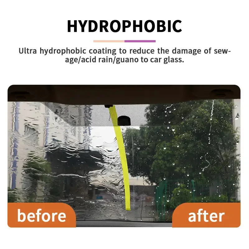 Hydrophobic Rain Repellent Spray for Car Glass & Windshields 6 hydrophobic rain repellent spray spu954433725537 desc 6