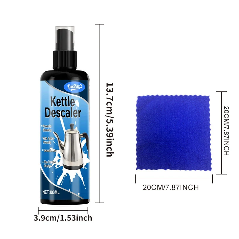 Food-Grade Kettle Descaler - 100ml Limescale & Tea Stain Remover 1 kettle descaler cleaner spu1001292952954 desc 1