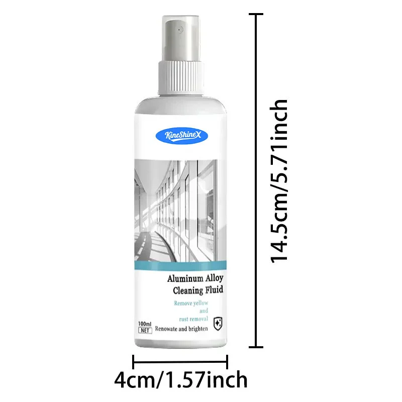 Aluminum Alloy Cleaning Fluid - Rust Remover & Metal Polish (100ml) 1 metal polishing rust remover spu968707215731 desc 1