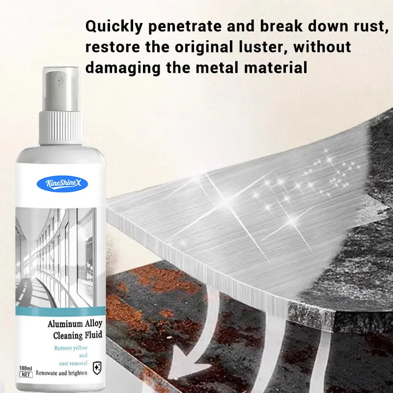 Aluminum Alloy Cleaning Fluid - Rust Remover & Metal Polish (100ml) 6 metal polishing rust remover spu968707215731 desc 6