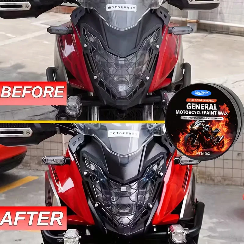 Full Color Universal Motorcycle Paint Wax & Protectant - 100g 3 motorcycle polish wax spu980566888260 desc 3