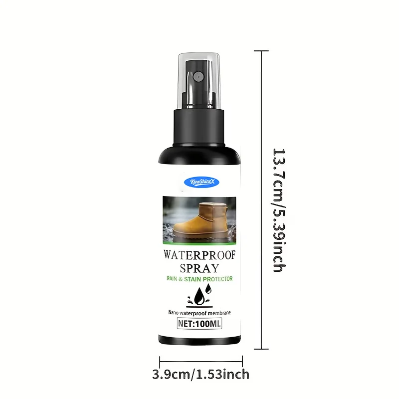 Nano Waterproof Spray for Shoes, Jackets, and Outdoor Gear - 100ml 1 nano waterproof spray spu1010972571430 desc 1