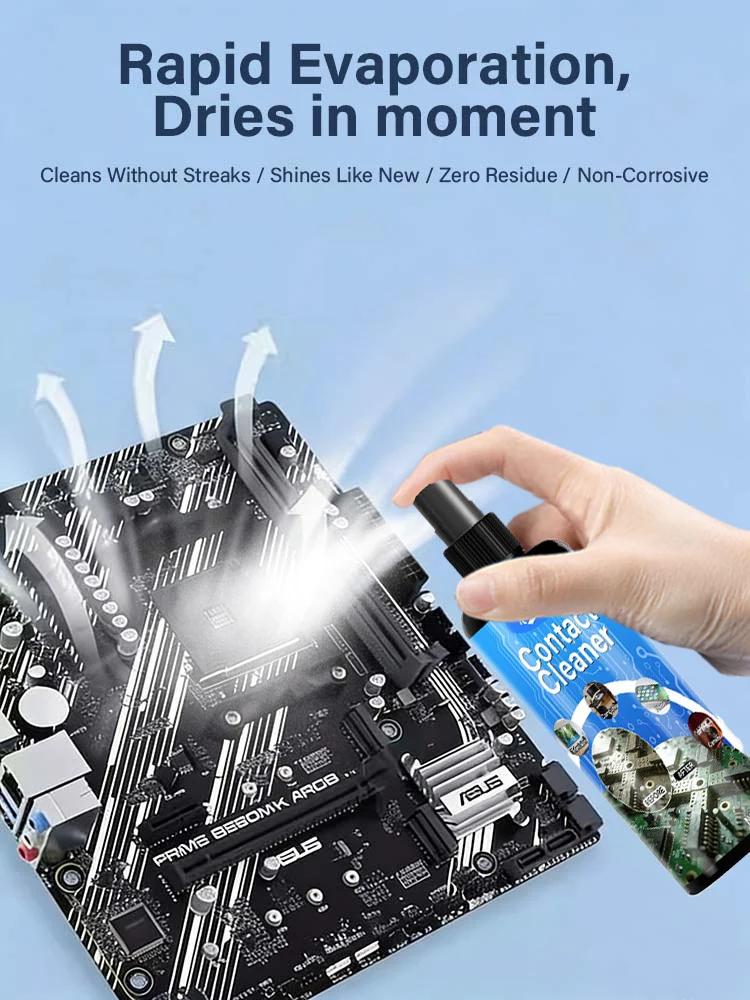 Precision Electronics Contact Cleaner - Fast-Drying & Residue-Free (100ml) 1 pcb contact cleaner spu1011475043554 desc 1