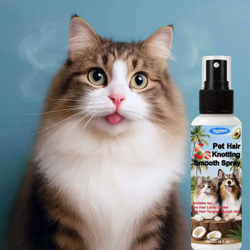 5s Smooth Pet Hair Detangling & Knotting Spray - 100ml 2 pet hair detangling spray spu993909449050 desc 2