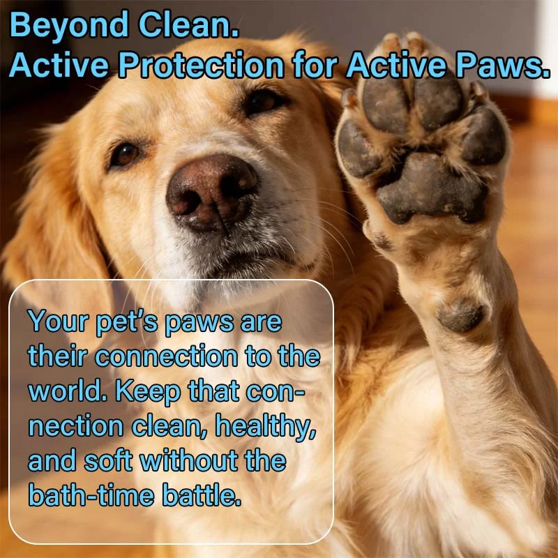 No Rinse Paw Cleaner Foam for Dogs and Cats with Silicone Massage Brush - 200ml 1 pet paw cleaner foam spu1000036907648 desc 1