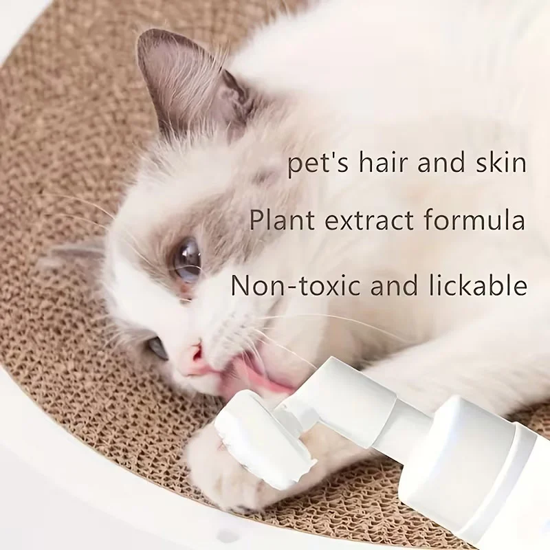 No Rinse Paw Cleaner Foam for Dogs and Cats with Silicone Massage Brush - 200ml 6 pet paw cleaner foam spu1000036907648 desc 6