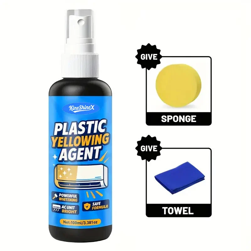 Plastic Yellowing Remover Spray - Powerful Whitening Formula 100ml 1 plastic yellowing remover spray spu979732156105 desc 1