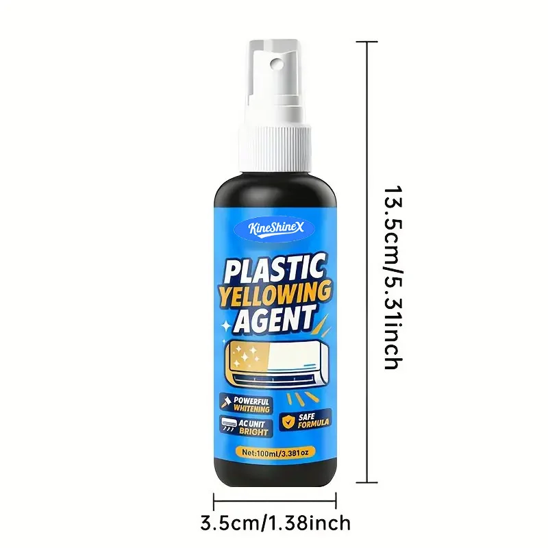 Plastic Yellowing Remover Spray - Powerful Whitening Formula 100ml 6 plastic yellowing remover spray spu979732156105 desc 6