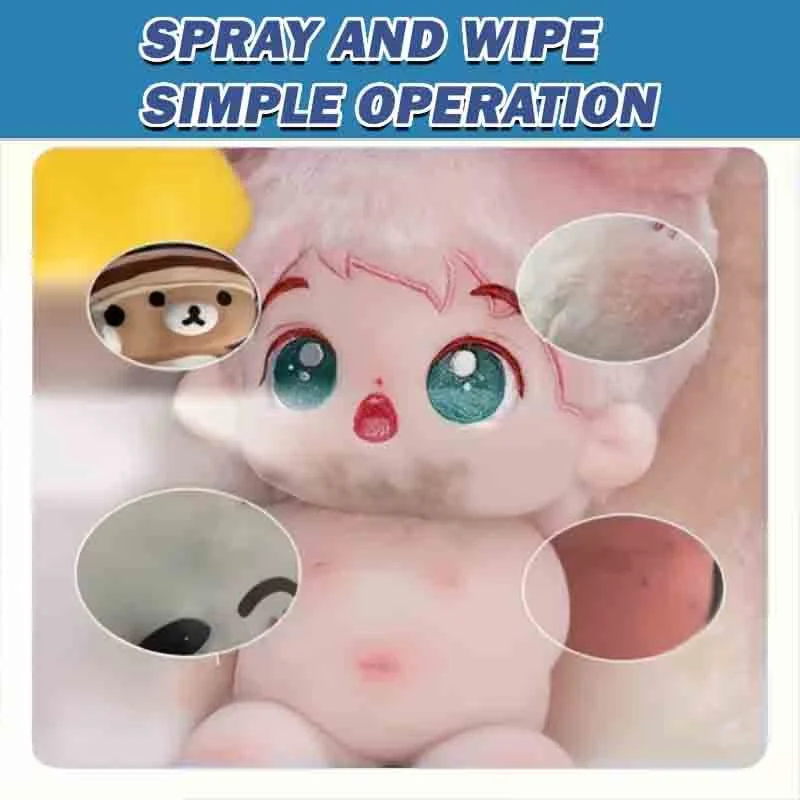 Plush Toy Dry Cleaner - Waterless Refurbishing Spray 3 plush toy dry cleaner spray spu1006225534872 desc 3