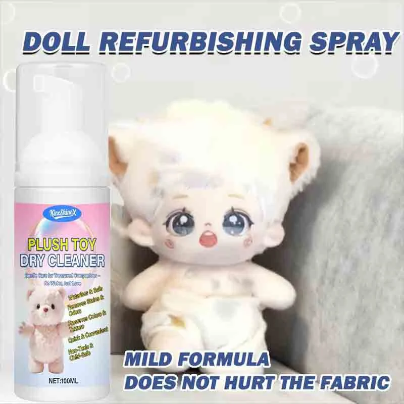 Plush Toy Dry Cleaner - Waterless Refurbishing Spray 5 plush toy dry cleaner spray spu1006225534872 desc 5