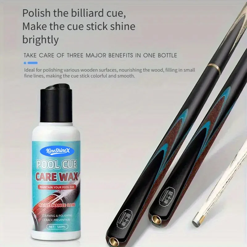 Pool Cue Care Wax - Professional Polish & Protection for Wooden Cues 3 pool cue care wax spu950856327273 desc 3