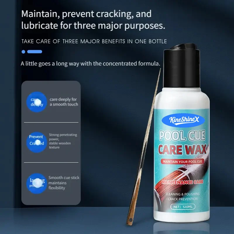 Pool Cue Care Wax - Professional Polish & Protection for Wooden Cues 4 pool cue care wax spu950856327273 desc 4