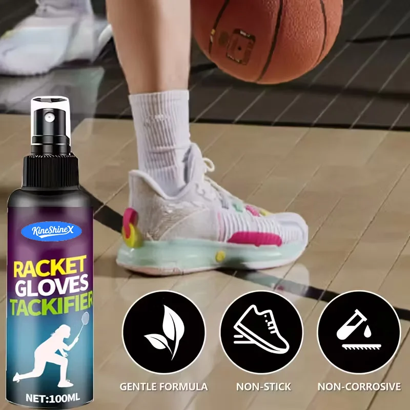 Racket and Gloves Tackifier Spray - Gentle Grip Enhancer, 100ml 4 racket gloves tackifier spray spu982077351981 desc 4