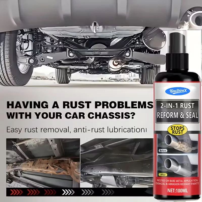 2-in-1 Rust Reform & Seal Spray for Car Exhaust Pipes & Metal 2 rust reform seal spray spu1002889163271 desc 2