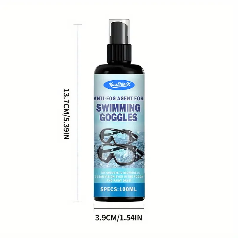 Anti-Fog Spray for Swimming Goggles - 100ml Professional Defogger 1 swimming goggles anti fog spray spu968634553078 desc 1