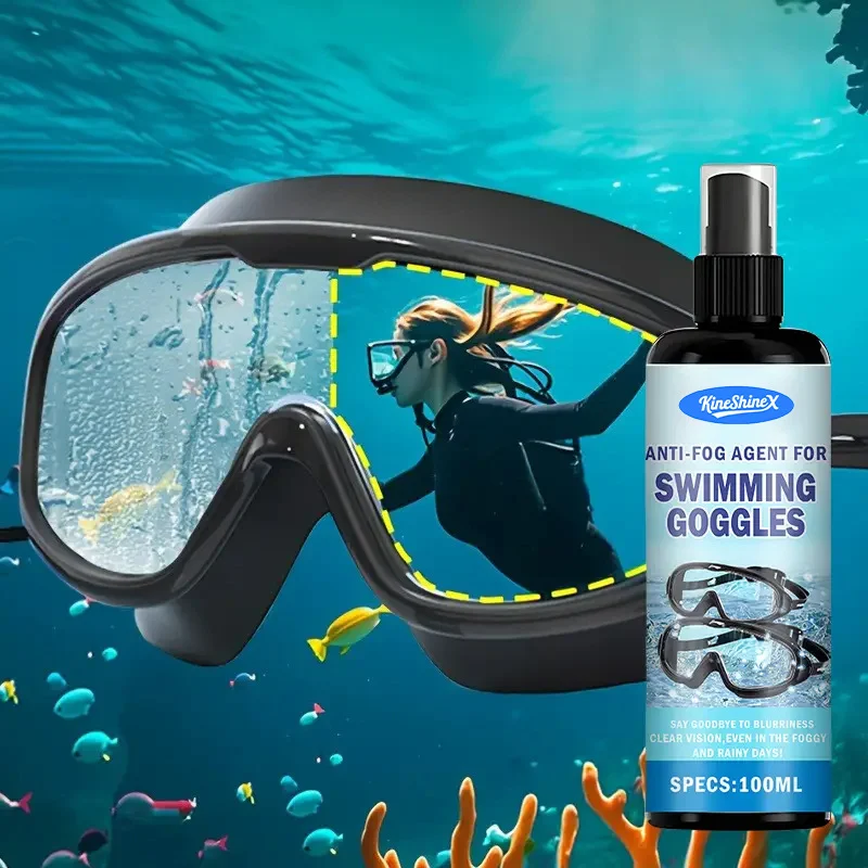Anti-Fog Spray for Swimming Goggles - 100ml Professional Defogger 4 swimming goggles anti fog spray spu968634553078 desc 4