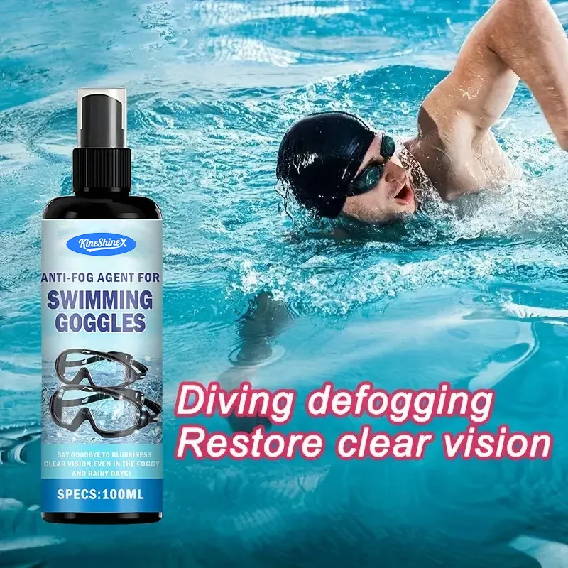 Anti-Fog Spray for Swimming Goggles - 100ml Professional Defogger 5 swimming goggles anti fog spray spu968634553078 desc 5
