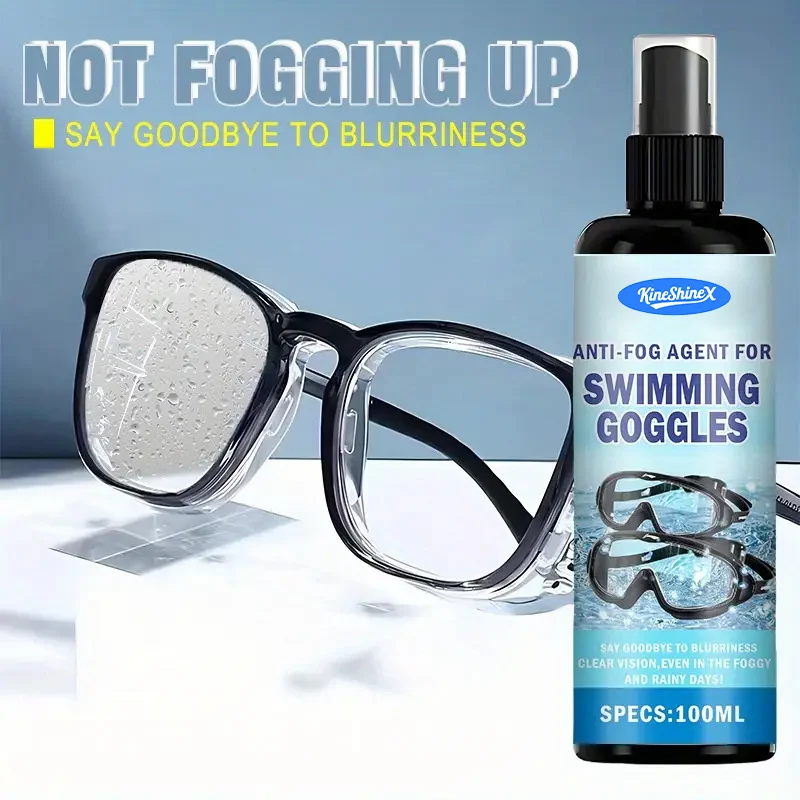 Anti-Fog Spray for Swimming Goggles - 100ml Professional Defogger 7 swimming goggles anti fog spray spu968634553078 desc 7