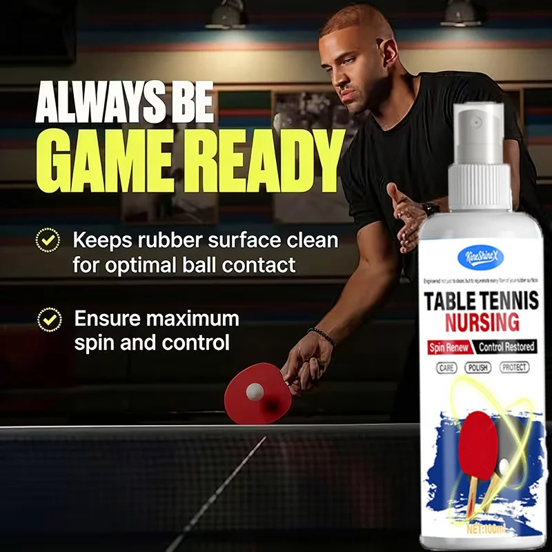 Table Tennis Paddle Cleaner and Rubber Care Set with Protective Film 3 table tennis paddle cleaner sponge spu1012611019055 desc 3