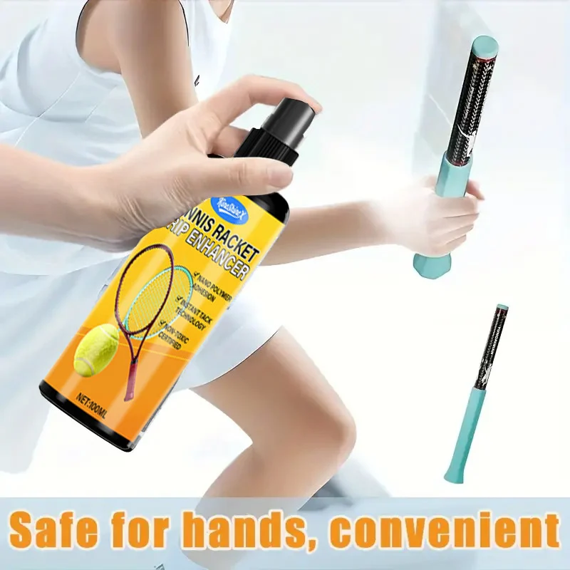 Tennis Racket Grip Enhancer Spray - Anti-Slip Nanopolymer Technology 1 tennis racket grip spray spu992493889980 desc 1