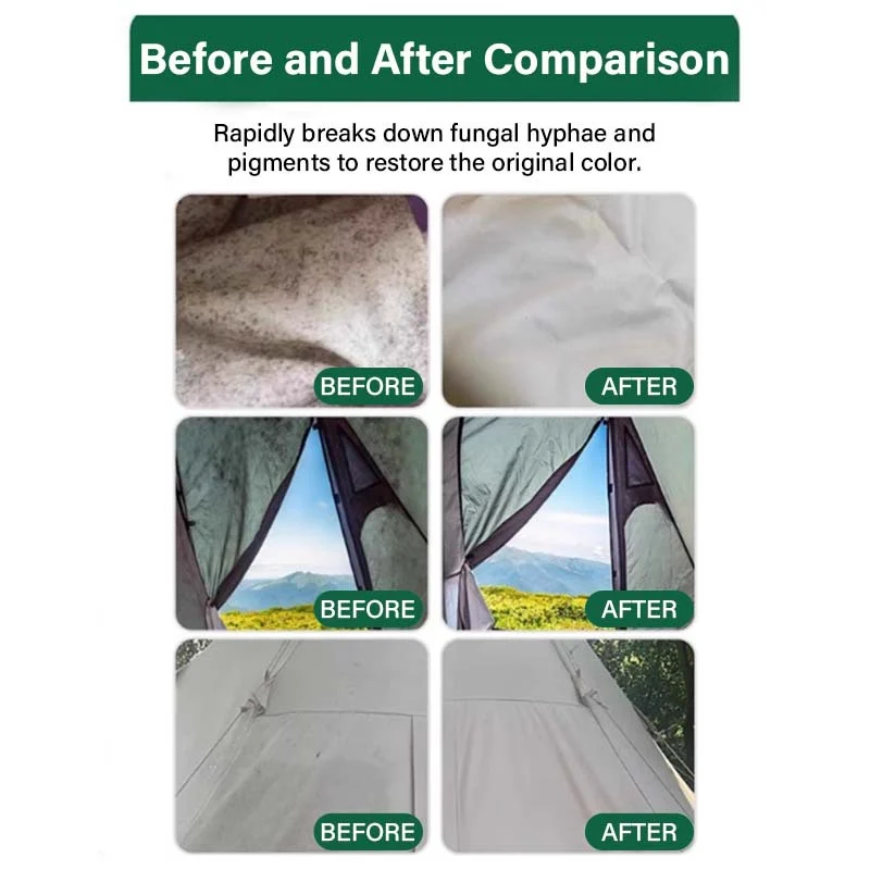 Tent Mildew Remover Spray for Camping Gear & Outdoor Fabrics - 100ml 3 tent mold mildew remover spu999028020215 desc 3