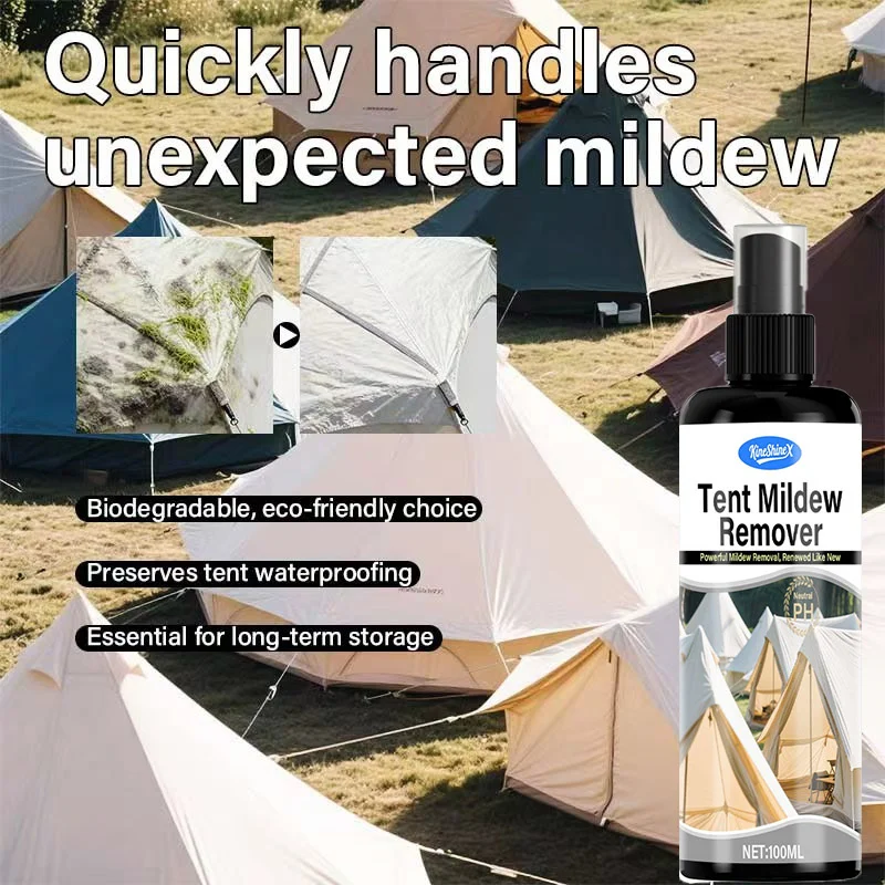 Tent Mildew Remover Spray for Camping Gear & Outdoor Fabrics - 100ml 5 tent mold mildew remover spu999028020215 desc 5