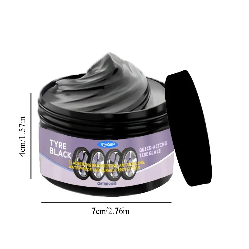 Tire Blackening Wax and Plastic Polish - Quick-Acting & Dirt Resistant 7 tire blackening polish wax spu986564086101 desc 7