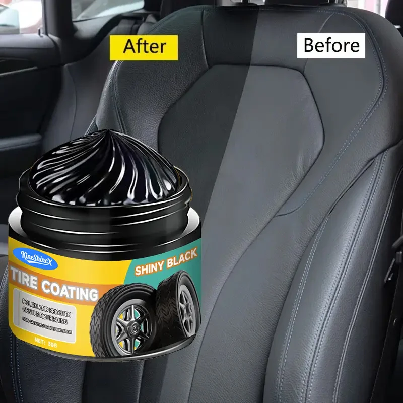 30g Tire Coating Wax - Shiny Black ABS Resin Formula for Car Polish 5 tire coating wax spu951746014616 desc 5
