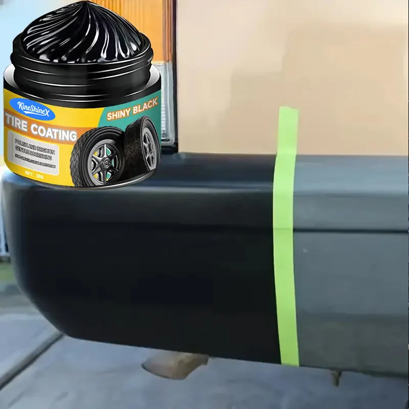 30g Tire Coating Wax - Shiny Black ABS Resin Formula for Car Polish 6 tire coating wax spu951746014616 desc 6