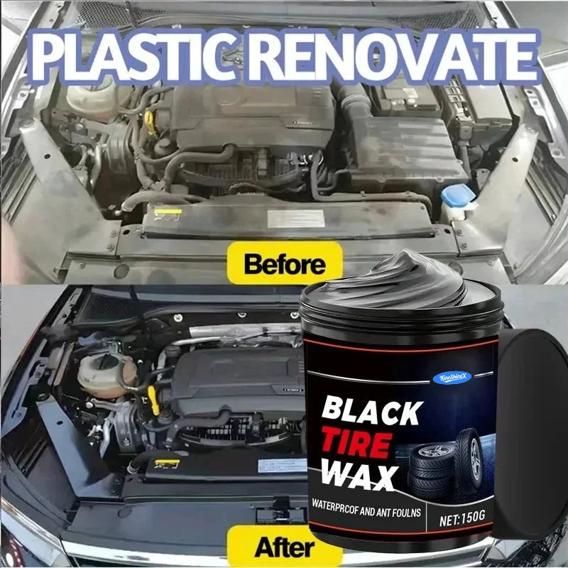 Black Tire Wax & Multipurpose Plastic Renovate Kit 3 tire wax plastic restorer spu975755056114 desc 3