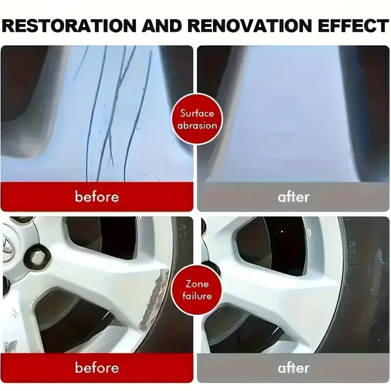 Alloy Wheel Scratch Repair Kit - Professional Rim Polishing Wax 3 wheel scratch repair kit spu1006011417703 desc 3