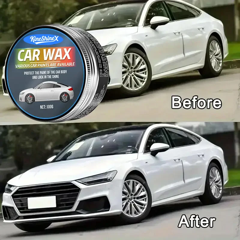 White Car Wax - Polish, Protect & Scratch Repair 100g 5 white car polish wax spu940529842467 desc 5
