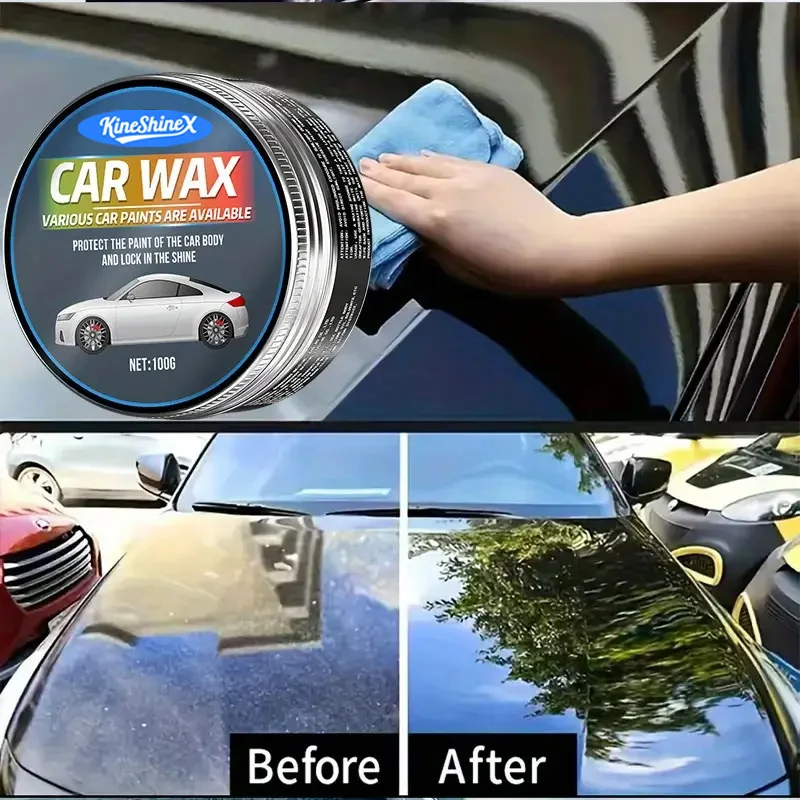 White Car Wax - Polish, Protect & Scratch Repair 100g 6 white car polish wax spu940529842467 desc 6