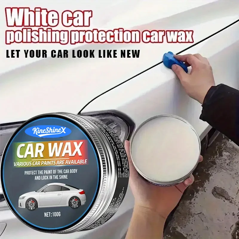 White Car Wax - Polish, Protect & Scratch Repair 100g 7 white car polish wax spu940529842467 desc 7