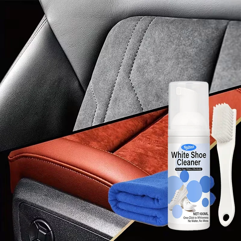 White Shoe Cleaner Foam - Stain Remover & Whitening for Sneakers 4 white sneaker cleaner foam spu1004212118137 desc 4