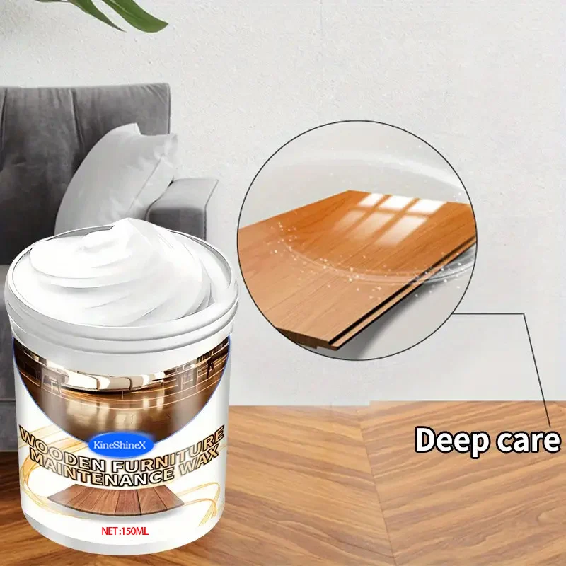 Wood Polish Wax & Protector - Natural Beeswax Furniture Care 3 wood furniture polish wax spu931050956430 desc 3