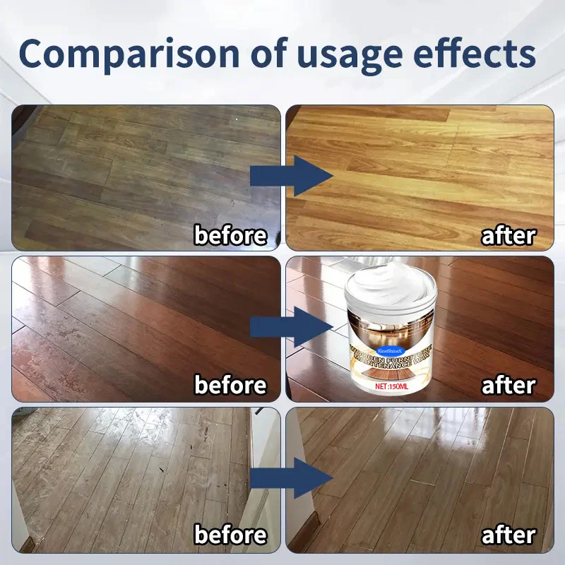 Wood Polish Wax & Protector - Natural Beeswax Furniture Care 5 wood furniture polish wax spu931050956430 desc 5