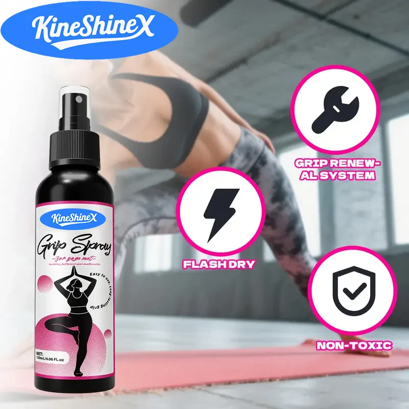 Yoga Mat Anti-Slip Grip Spray - Enhanced Traction & Stability (120ml) 2 yoga mat grip spray spu978003828433 desc 2